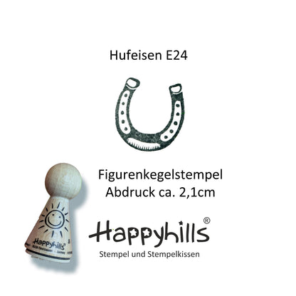 Kegelstempel Pferde und Hufeisen Auswahl oder Set