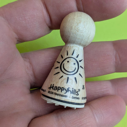 Kegelstempel Gingko, Sonne und Biene Auswahl oder Set