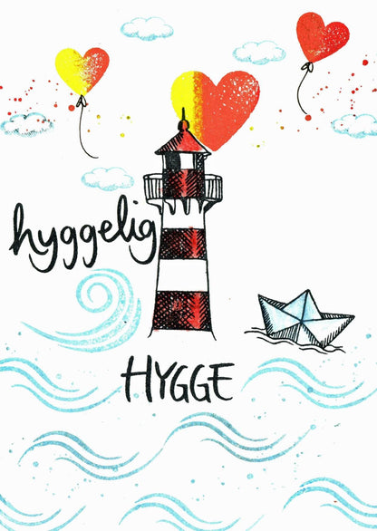 Stempel hyggelig und HYGGE