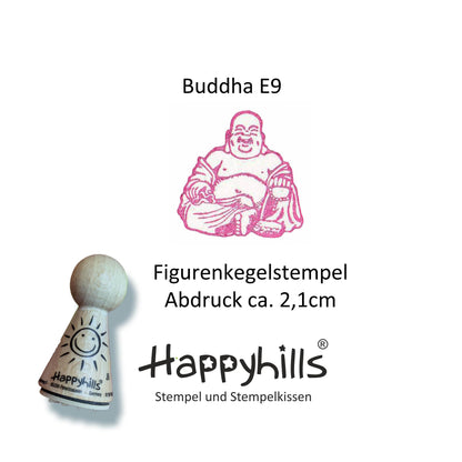 Kegelstempel Om, Buddha und endloser Knoten Auswahl oder Set