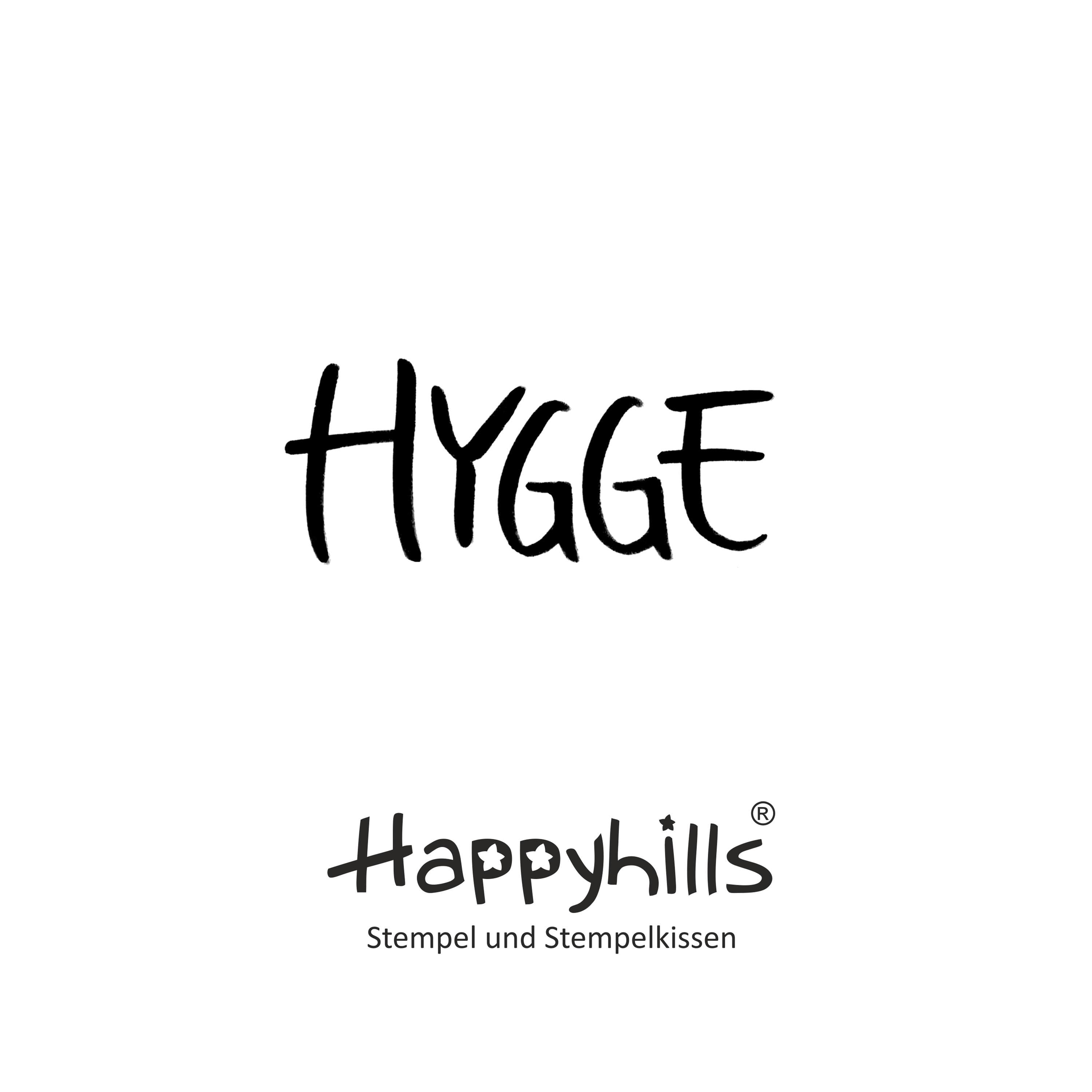 Stempel hyggelig und HYGGE