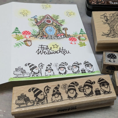 Stempel Wichtelbordüre