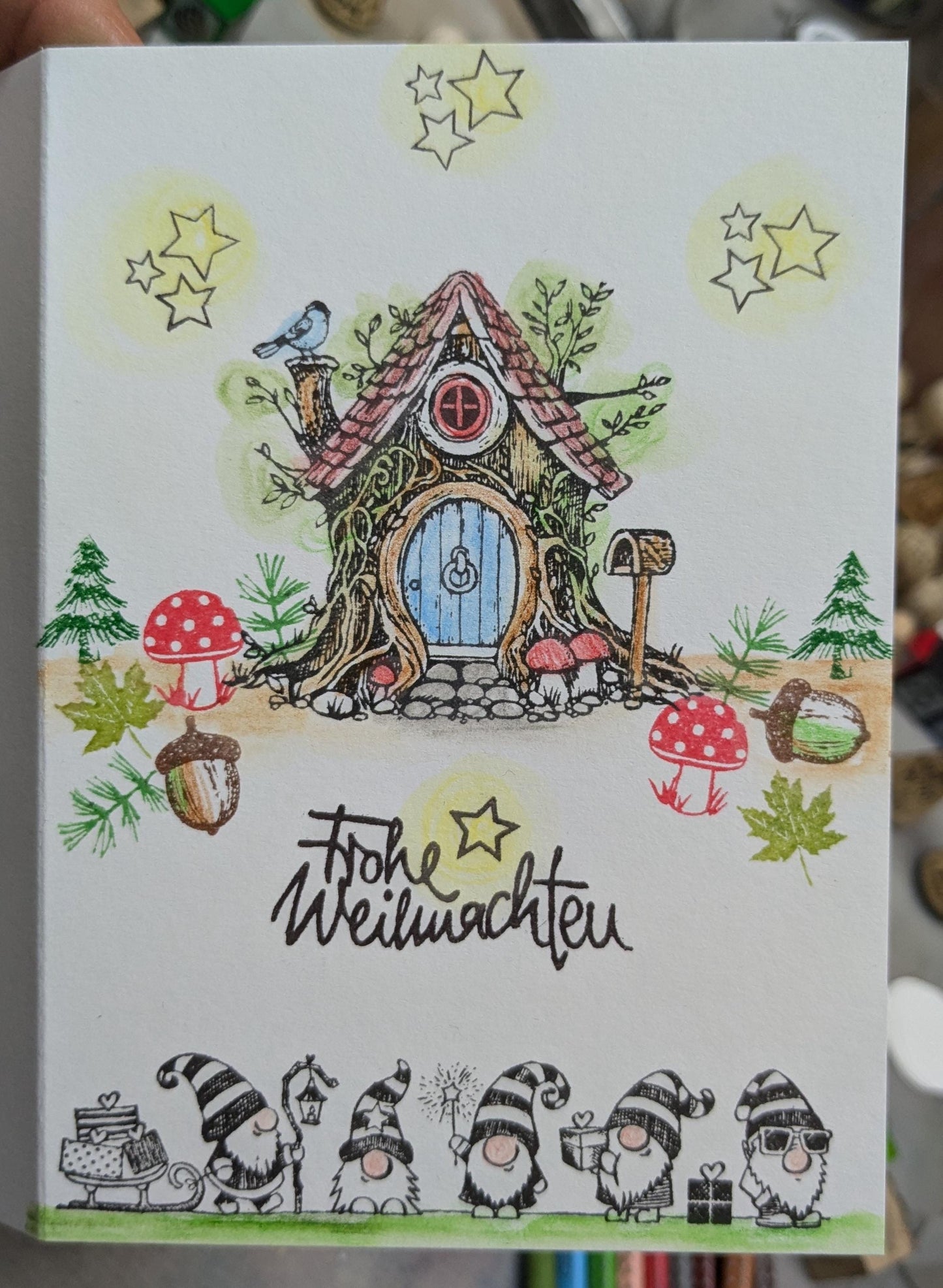 Stempel Wichtelbordüre