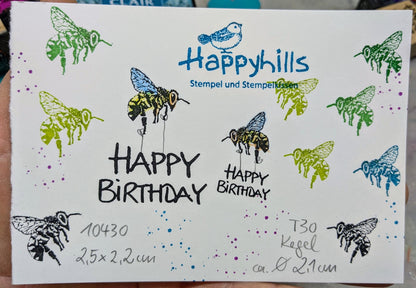 Stempel Happy Birthday