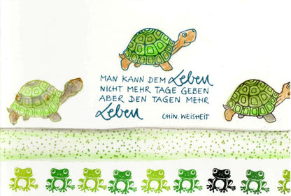 Stempel Man kann dem Leben...