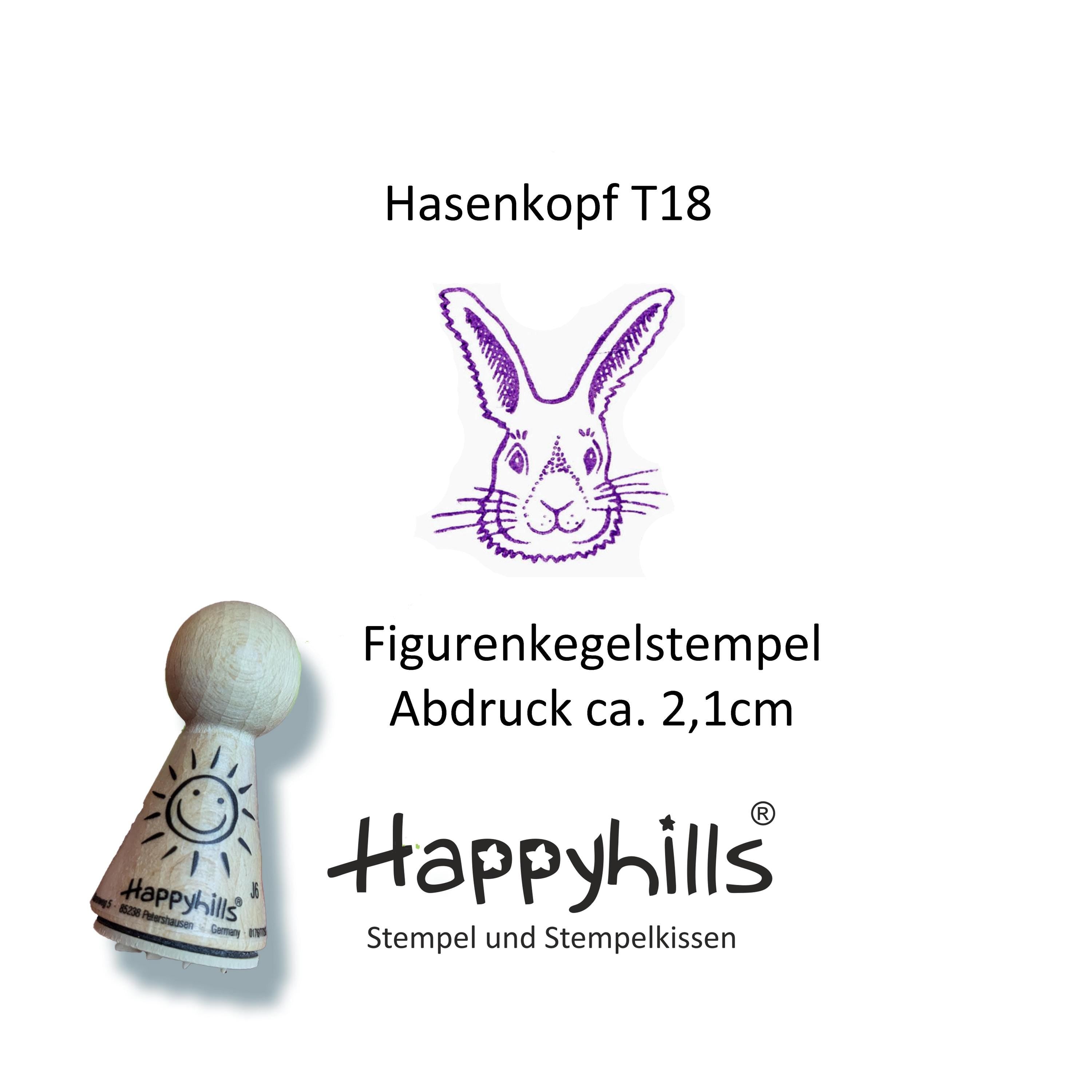 Kegelstempel Hasenkopf, Häschen und Schwein Auswahl oder Set
