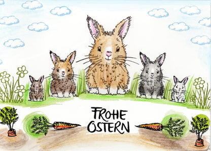 Kegelstempel Hasenkopf, Häschen und Schwein Auswahl oder Set