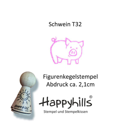Stempel Glückschwein