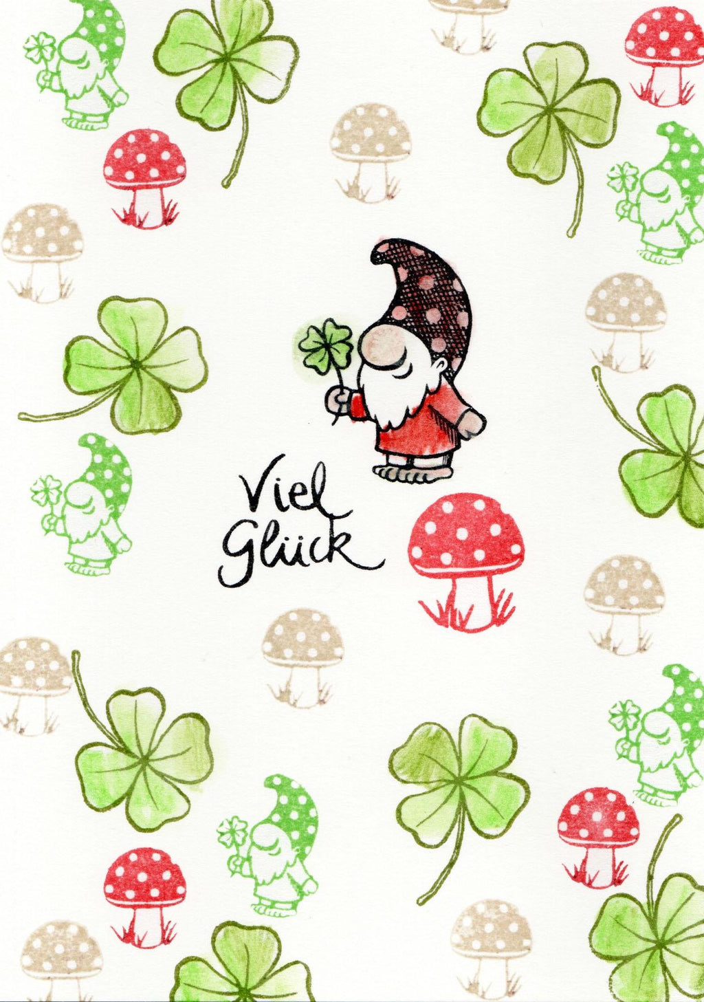 Stempel Glücksklee