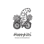 Stempel Sommerwichtel auf dem Fahrrad