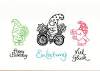 Stempel Sommerwichtel auf dem Fahrrad