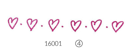 Stempel Herzbordüre