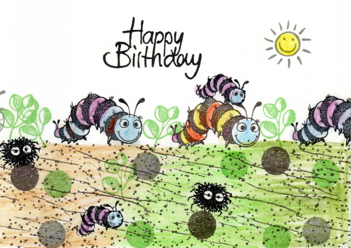 Stempel Happy Birthday