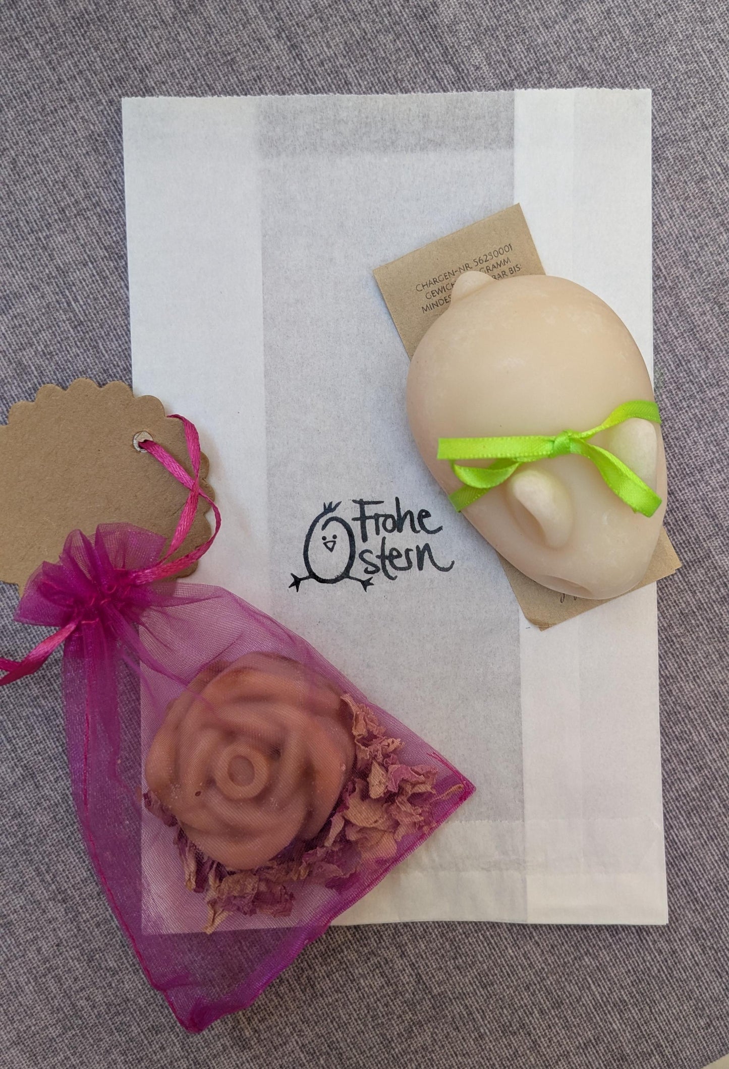 Stempel Frohe Ostern mit Küken