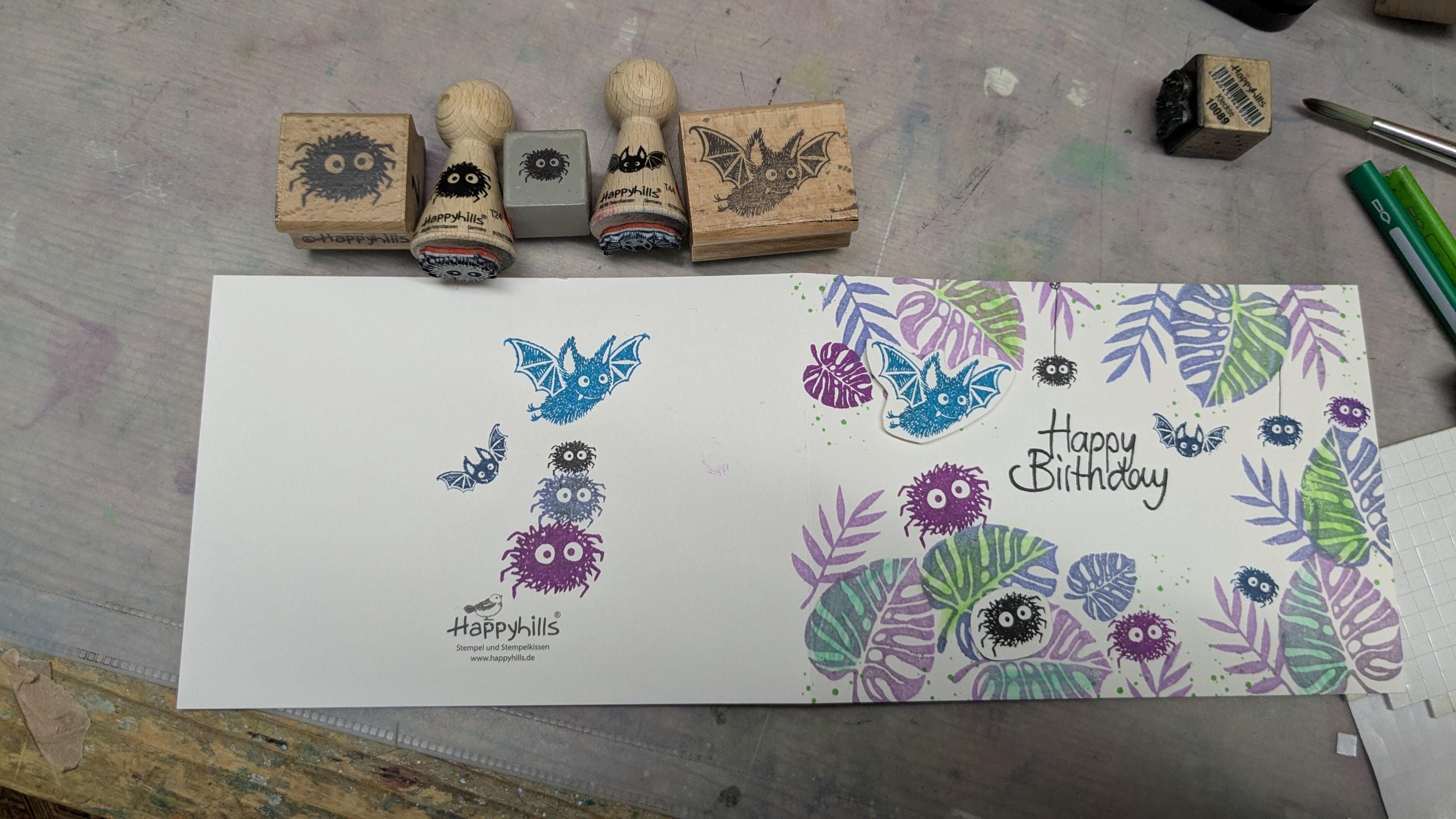 Stempel Fledermaus