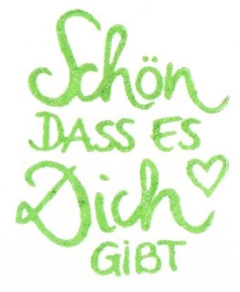Stempel Schön, dass es dich gibt