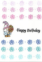 Stempel Happy Birthday quer