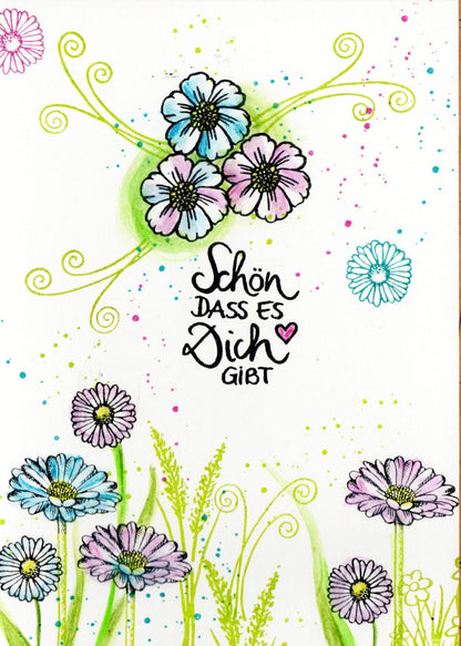 Stempel Schön, dass es dich gibt