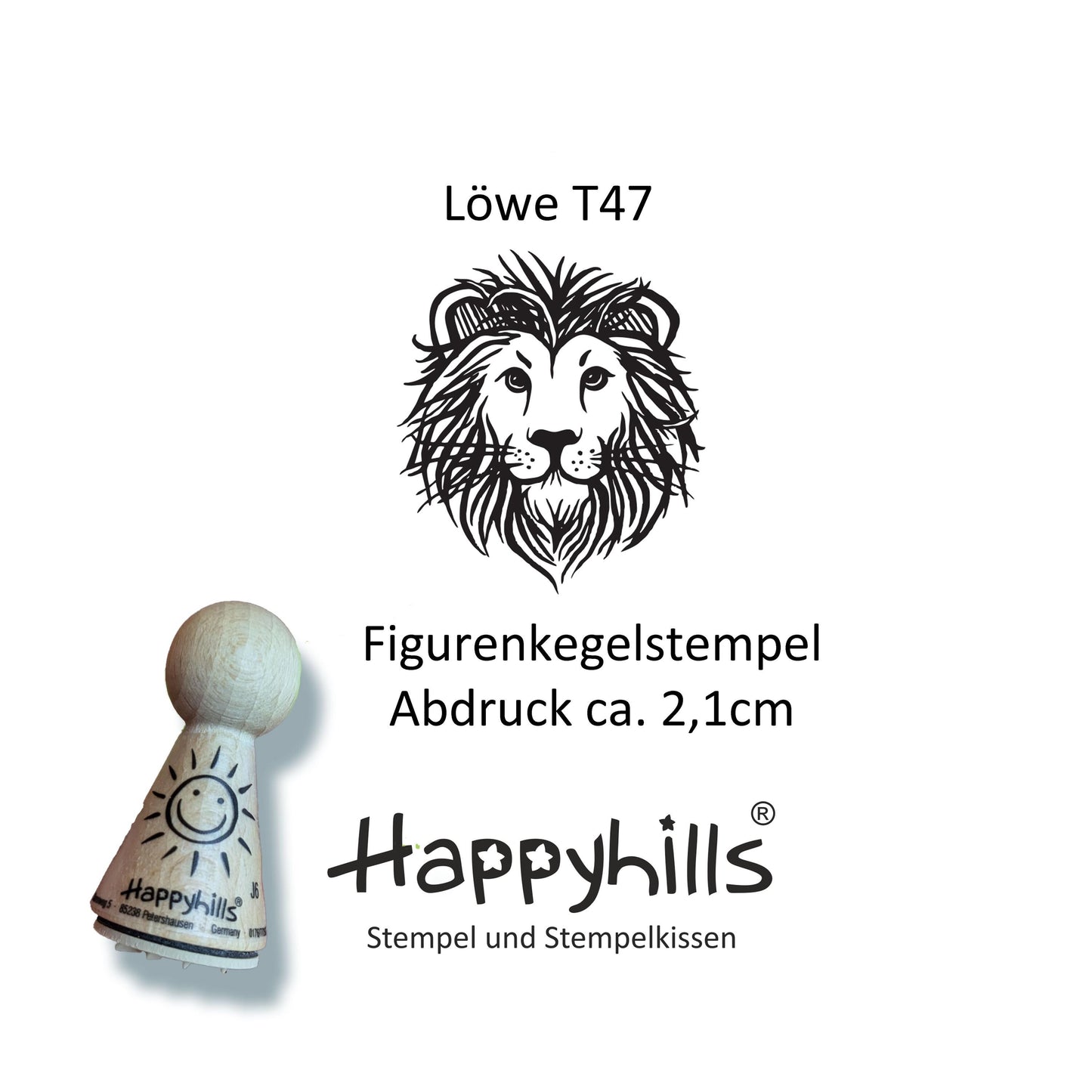 Kegelstempel Delfine, Löwe und Capybara Auswahl oder Set