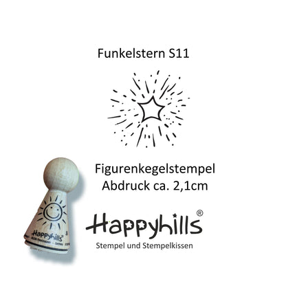 Kegelstempel Sterne Auswahl oder Set