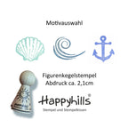 Kegelstempel Muschel, Welle und Anker Auswahl oder Set