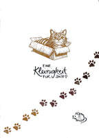 Stempel Katze in der Kiste