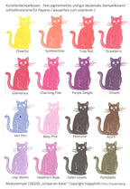 Stempel schwarzer Kater