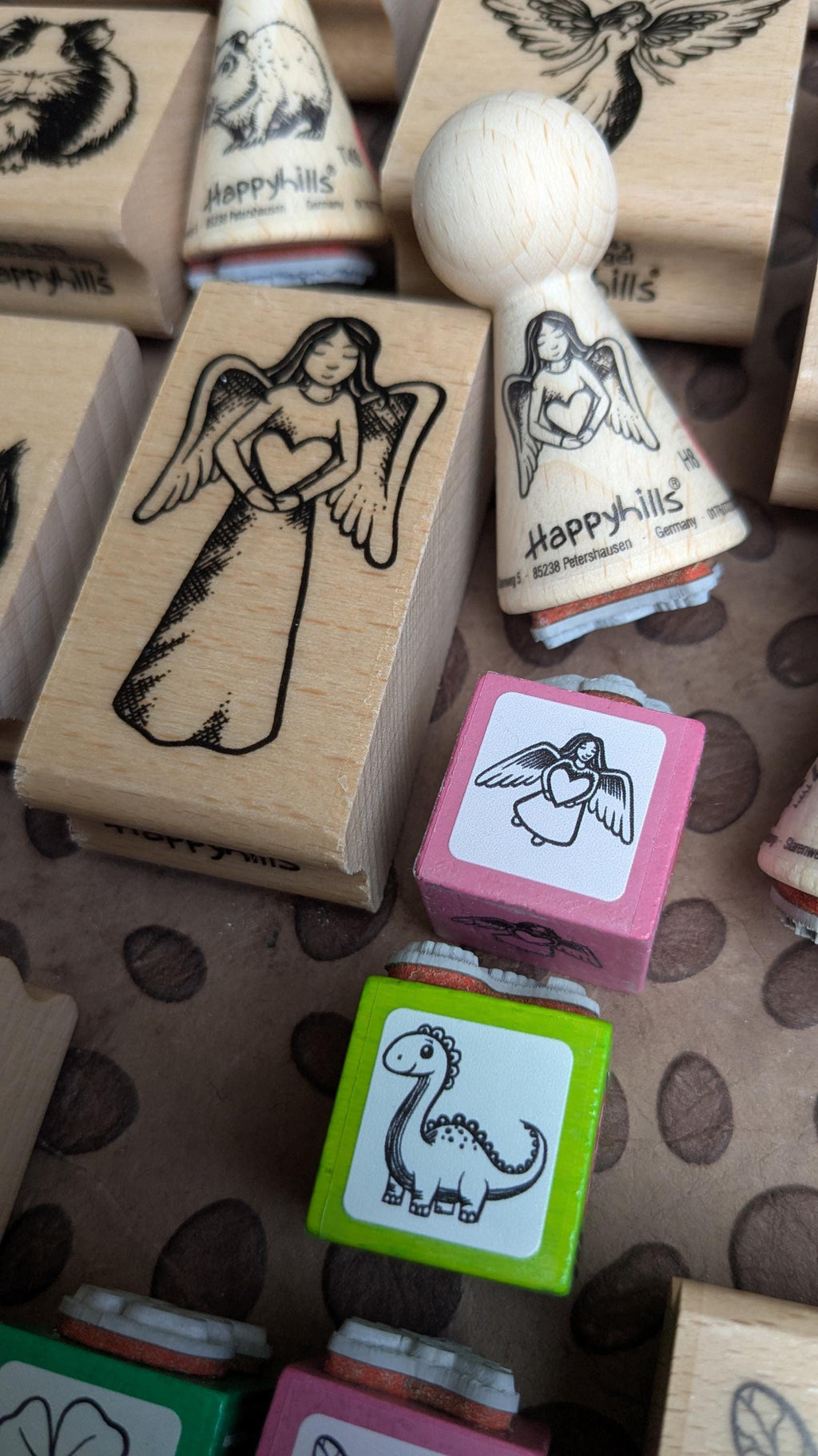 Stempel Engel mit Herz