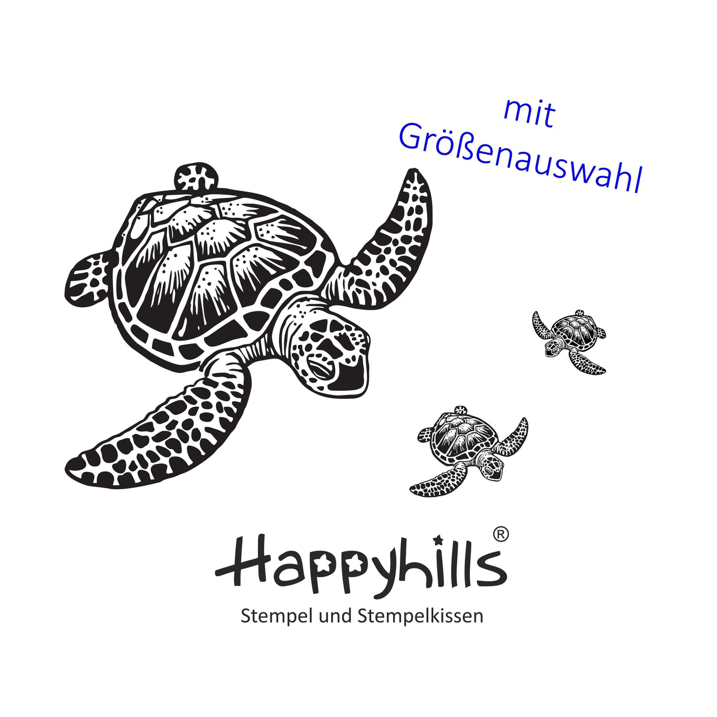 Stempel Meeresschildkröte