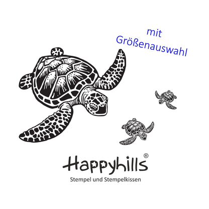 Stempel Meeresschildkröte