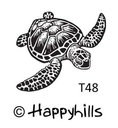 Stempel Meeresschildkröte