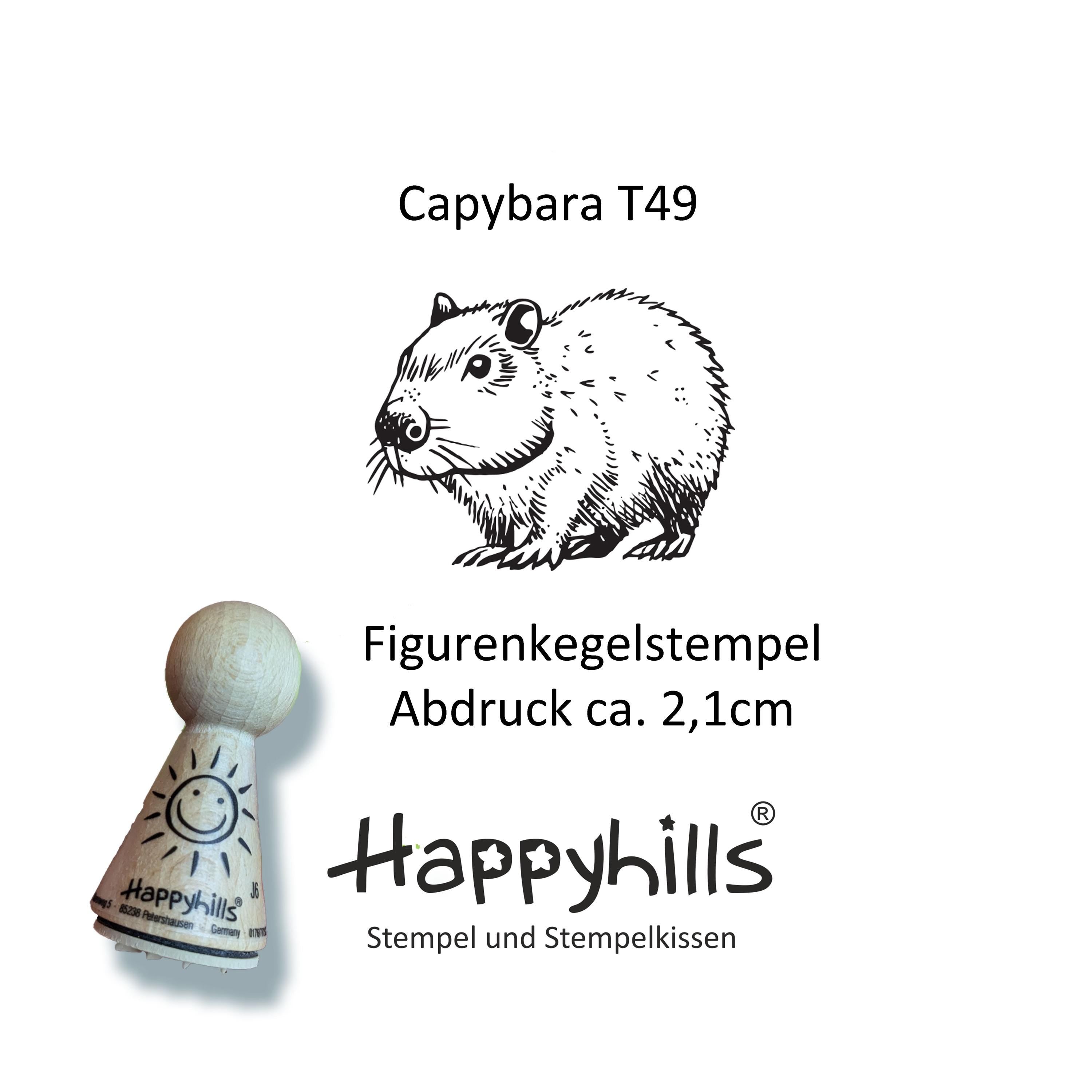 Kegelstempel Delfine, Löwe und Capybara Auswahl oder Set