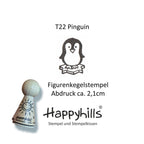 Kegelstempel Fischschwarm, Pinguin und Wal Auswahl oder Set