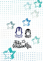 Kegelstempel Fischschwarm, Pinguin und Wal Auswahl oder Set