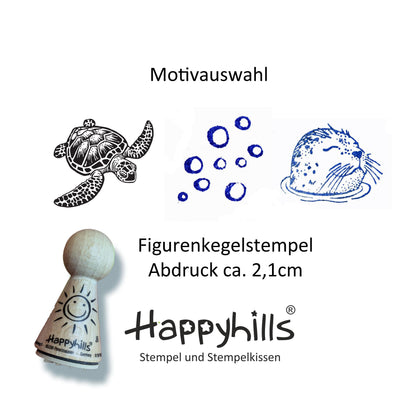 Kegelstempel Meerestiere Auswahl oder Set