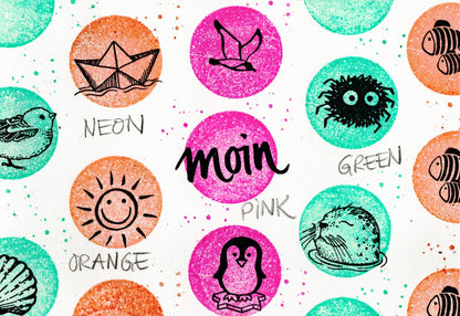 Kegelstempel Meerestiere Auswahl oder Set