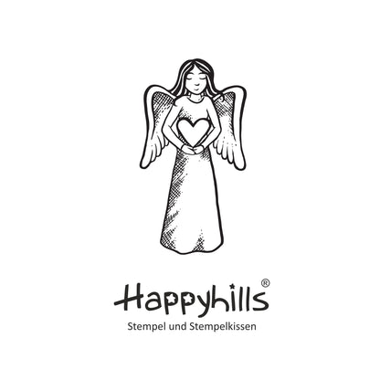 Stempel Engel mit Herz