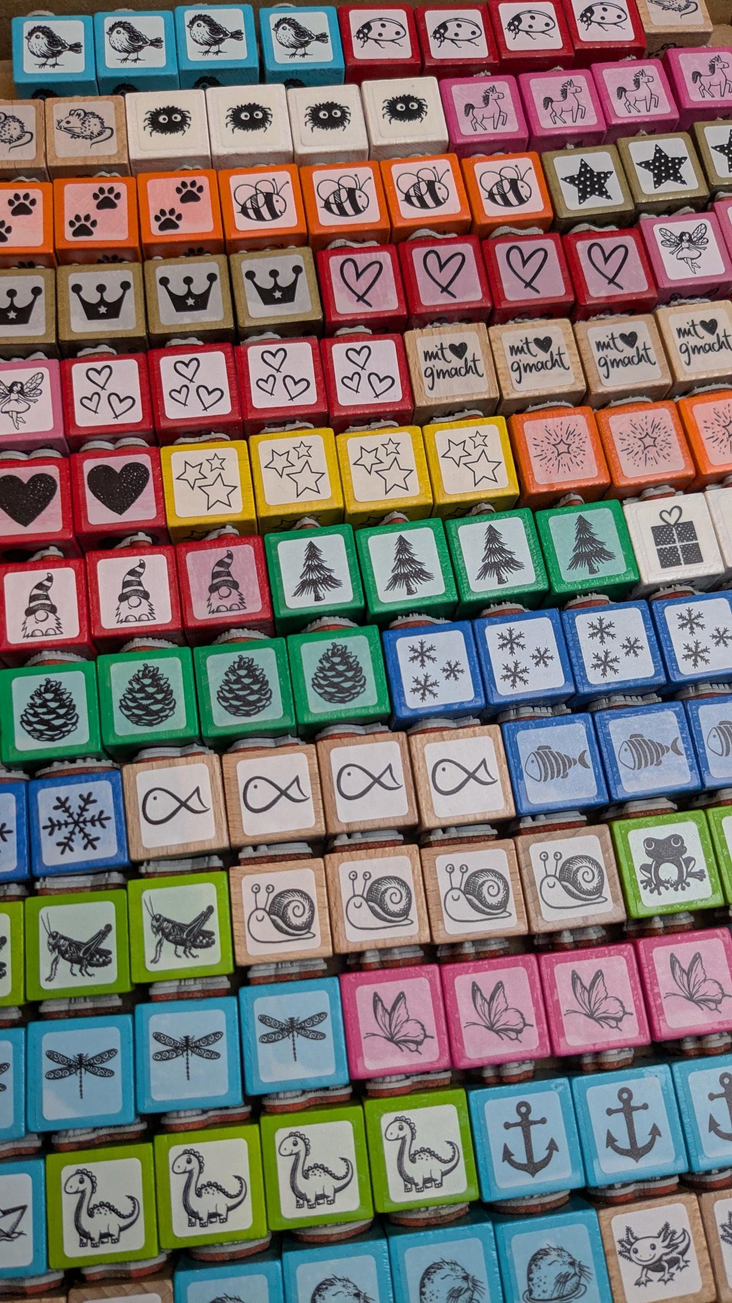 Ministempel Seepferdchen, Meeresschildkröte und Axolotl Auswahl oder Set