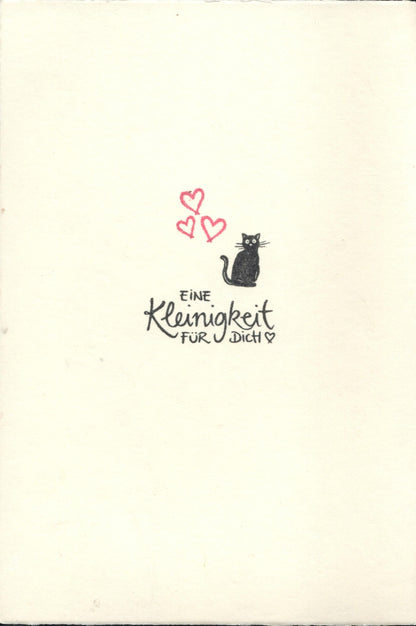 Stempel schwarzer Kater
