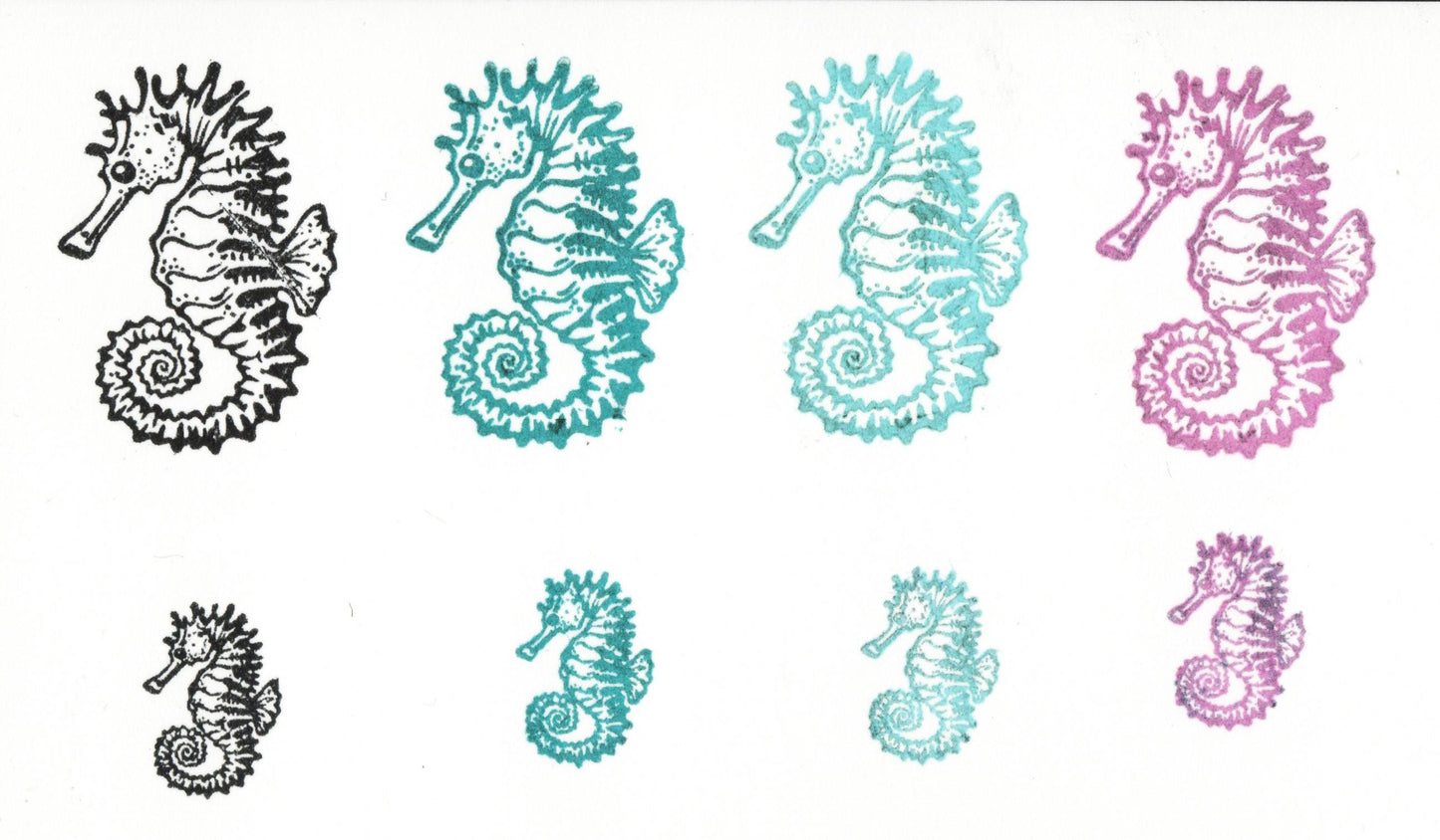 Stempel Seepferdchen