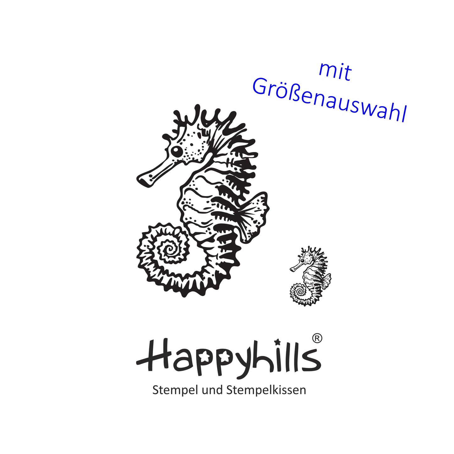 Stempel Seepferdchen