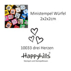 Ministempel Herzchen, Engel mit Herz und Fee Auswahl oder Set