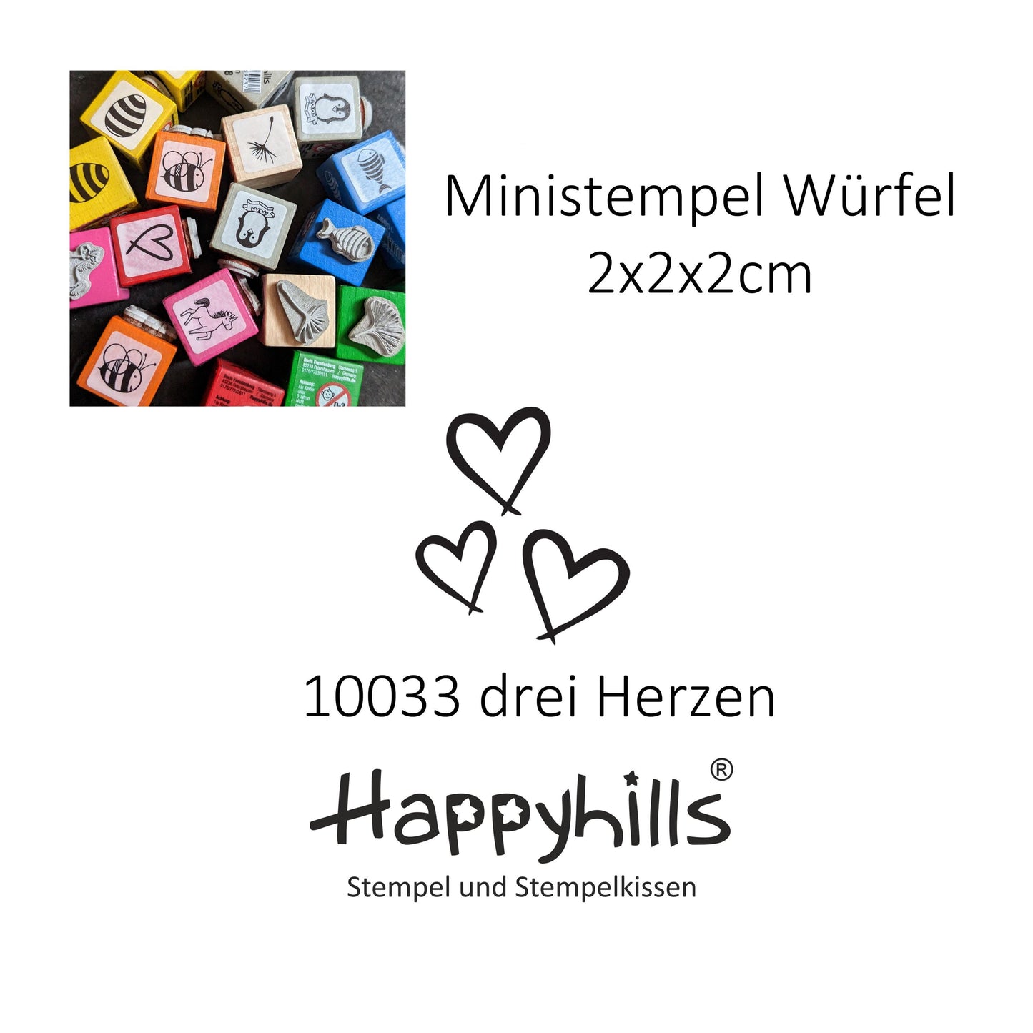 Ministempel Herzchen, Engel mit Herz und Fee Auswahl oder Set