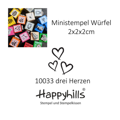 Ministempel Herzchen, Engel mit Herz und Fee Auswahl oder Set