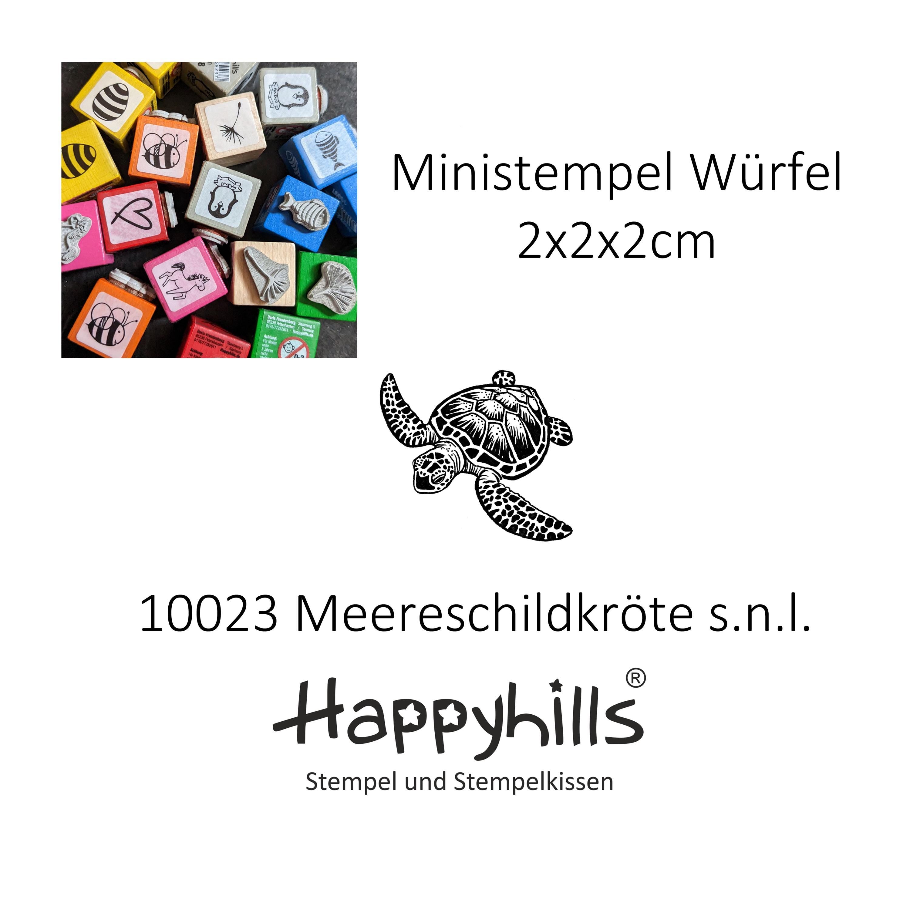 Ministempel Seepferdchen, Meeresschildkröte und Axolotl Auswahl oder Set