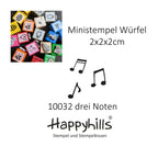 Ministempel Schneeflocken und Noten Auswahl oder Set