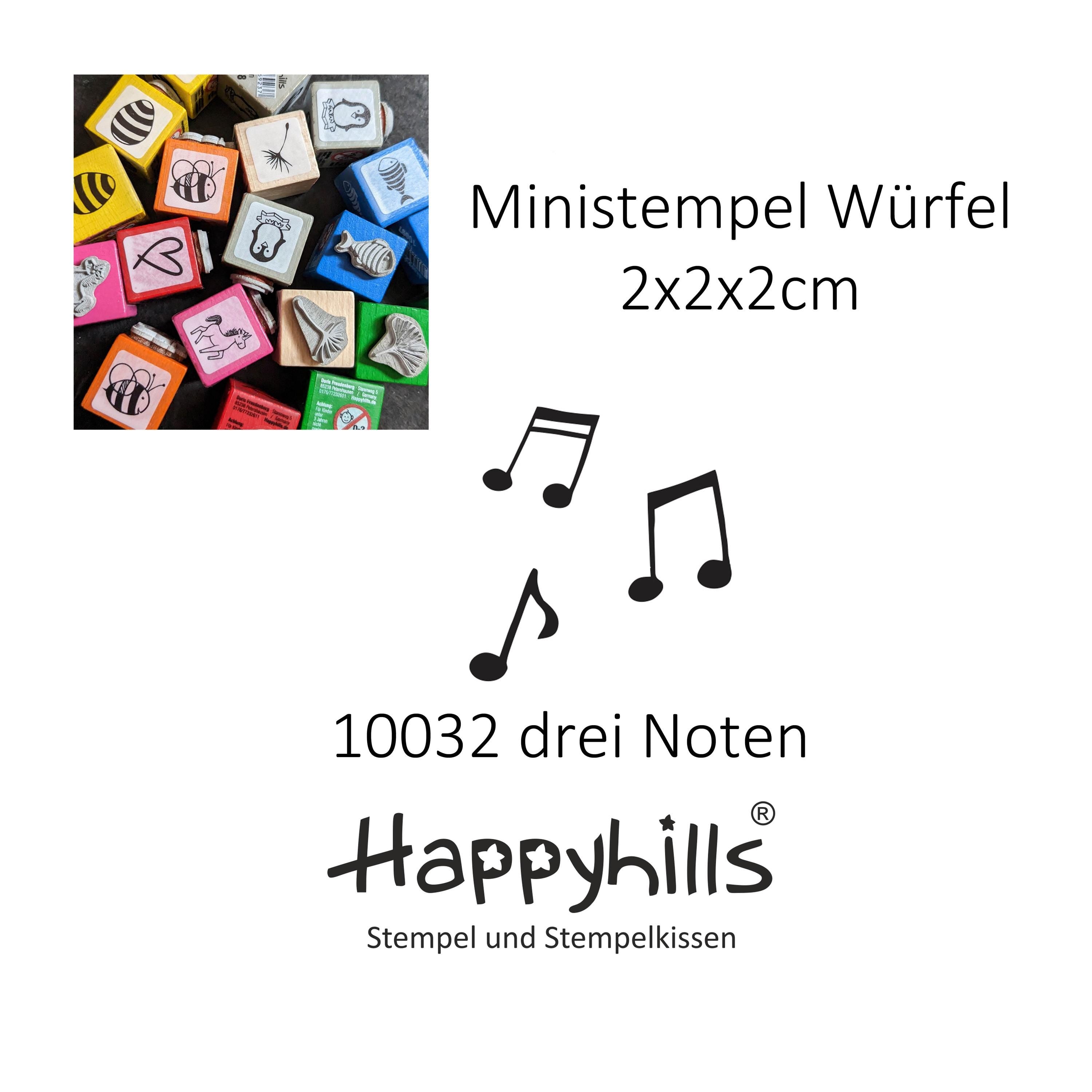 Ministempel Schneeflocken und Noten Auswahl oder Set
