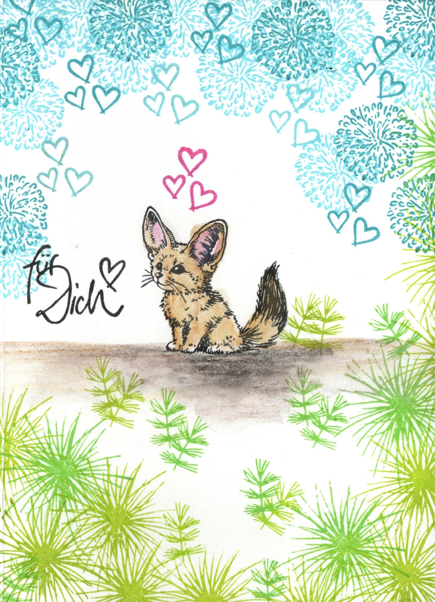 Ministempel Herzchen, Engel mit Herz und Fee Auswahl oder Set