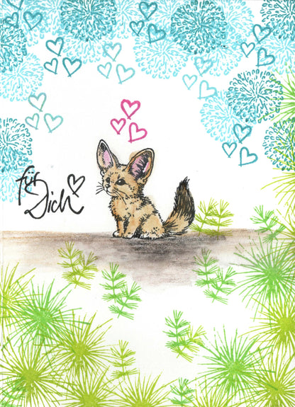 Ministempel Herzchen, Engel mit Herz und Fee Auswahl oder Set