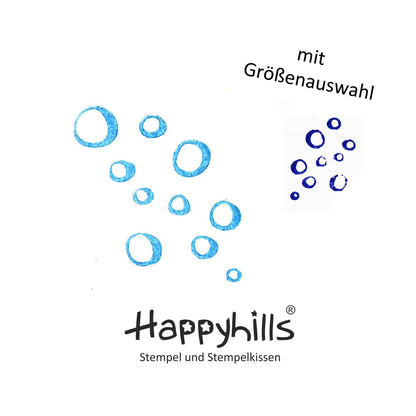 Stempel Meeresschildkröte mit Blubberblasen